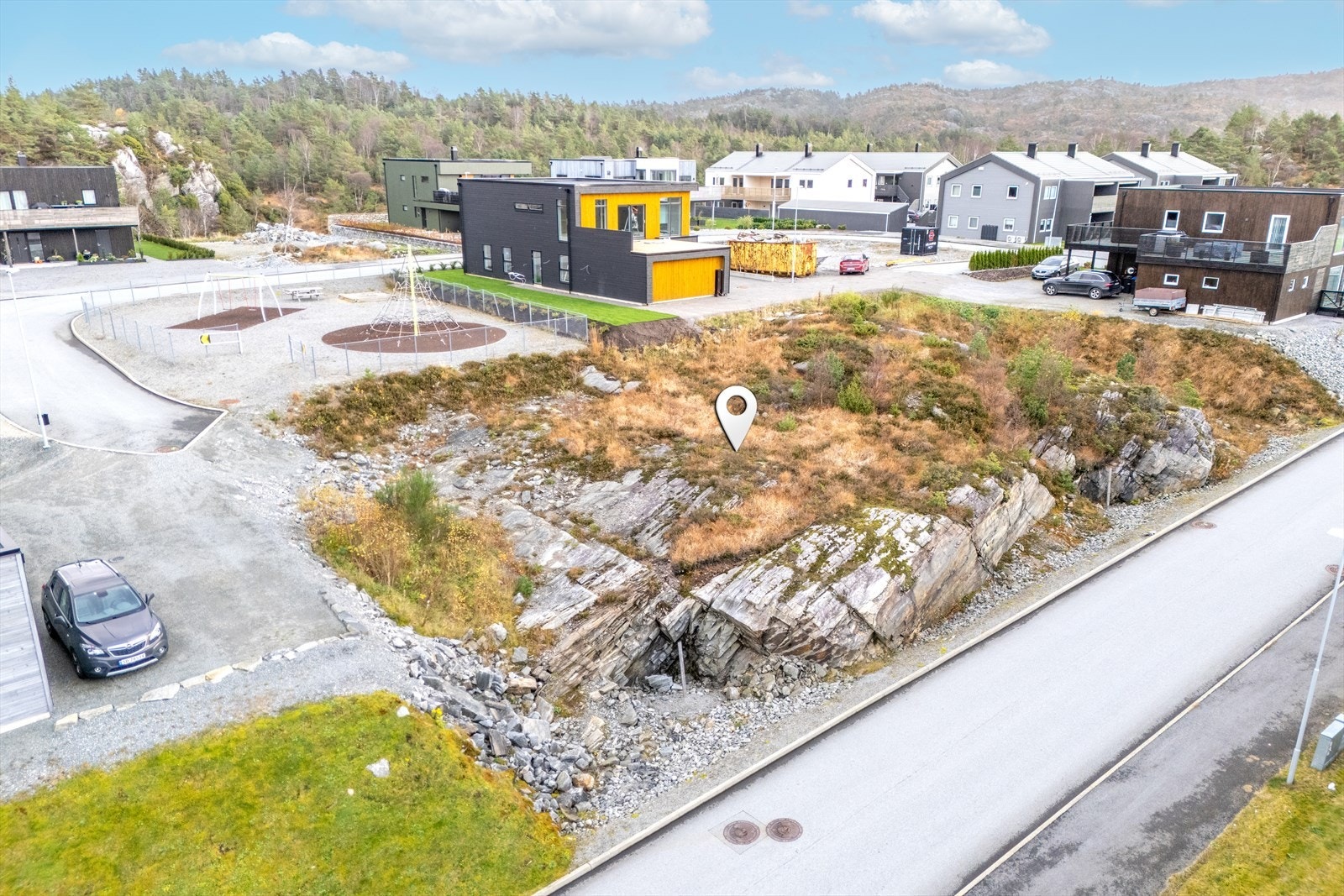 Boligtomt på Padlane boligfelt klar for ny eier Galleribilde