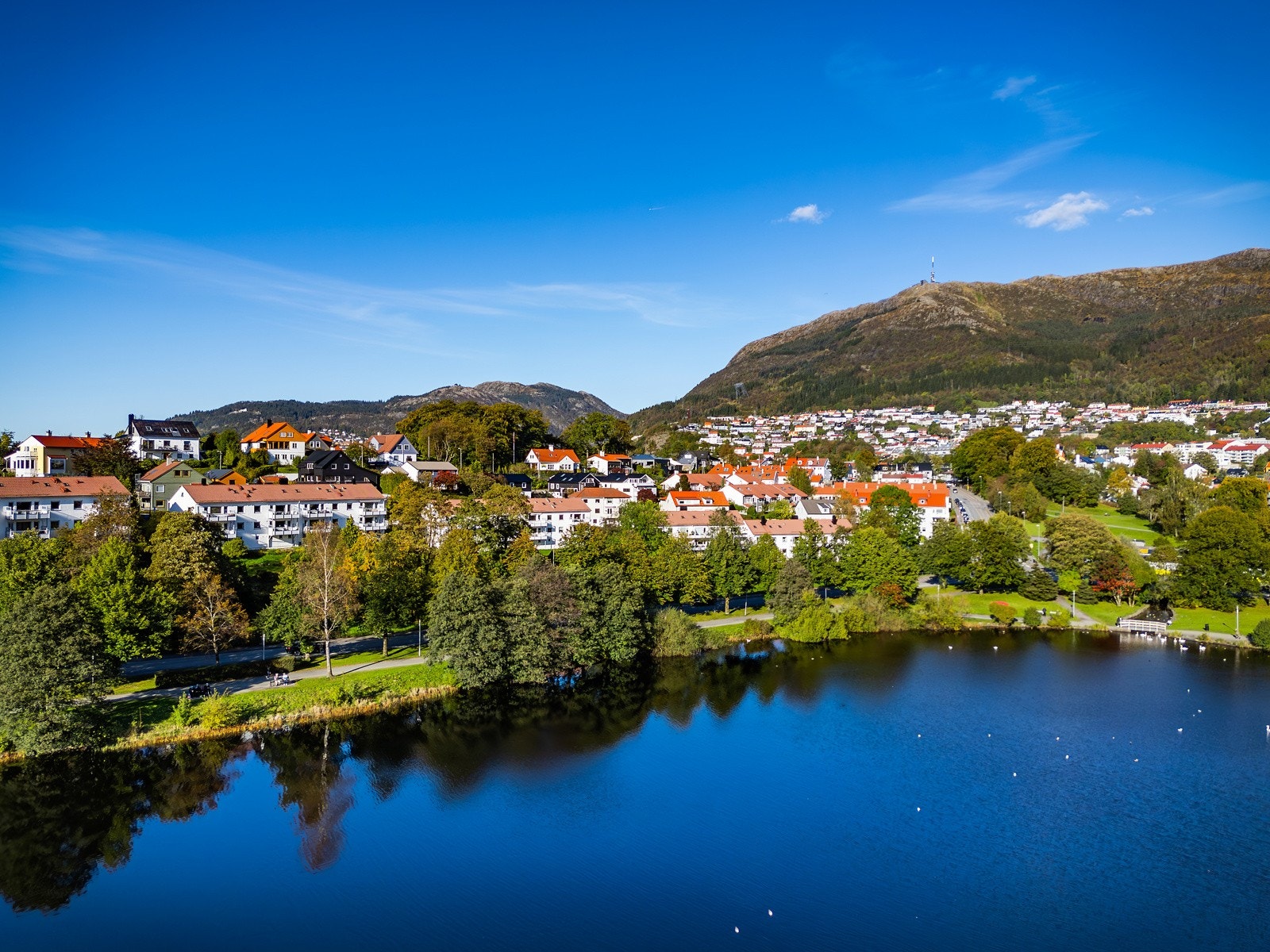Nærområdet byr på varierte turmuligheter med blant annet Tveitevannet i front, samt Nattlandsfjellet, Landåsfjellet, Nubbevannet og Ulriken. Galleribilde