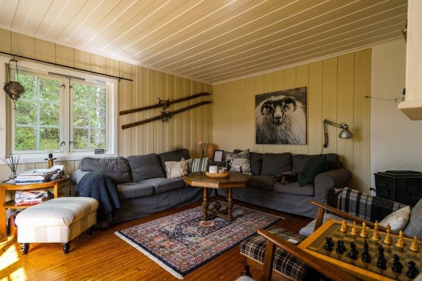 Koselig stue. Galleribilde