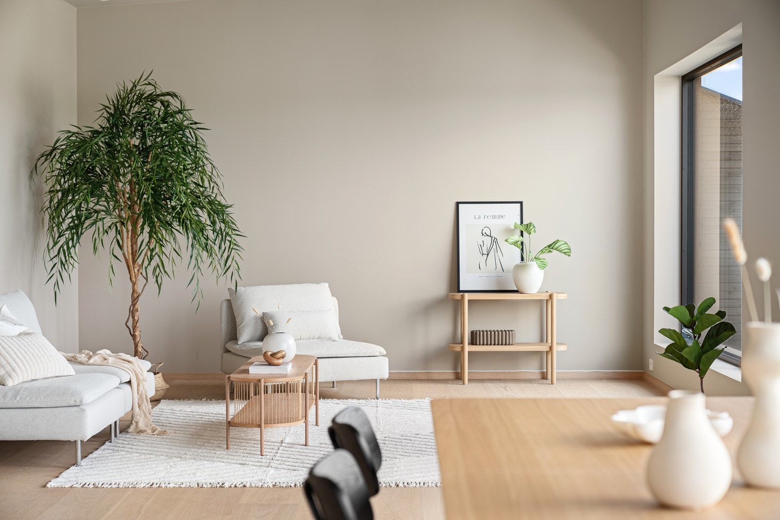 Detaljbilde stue. Galleribilde