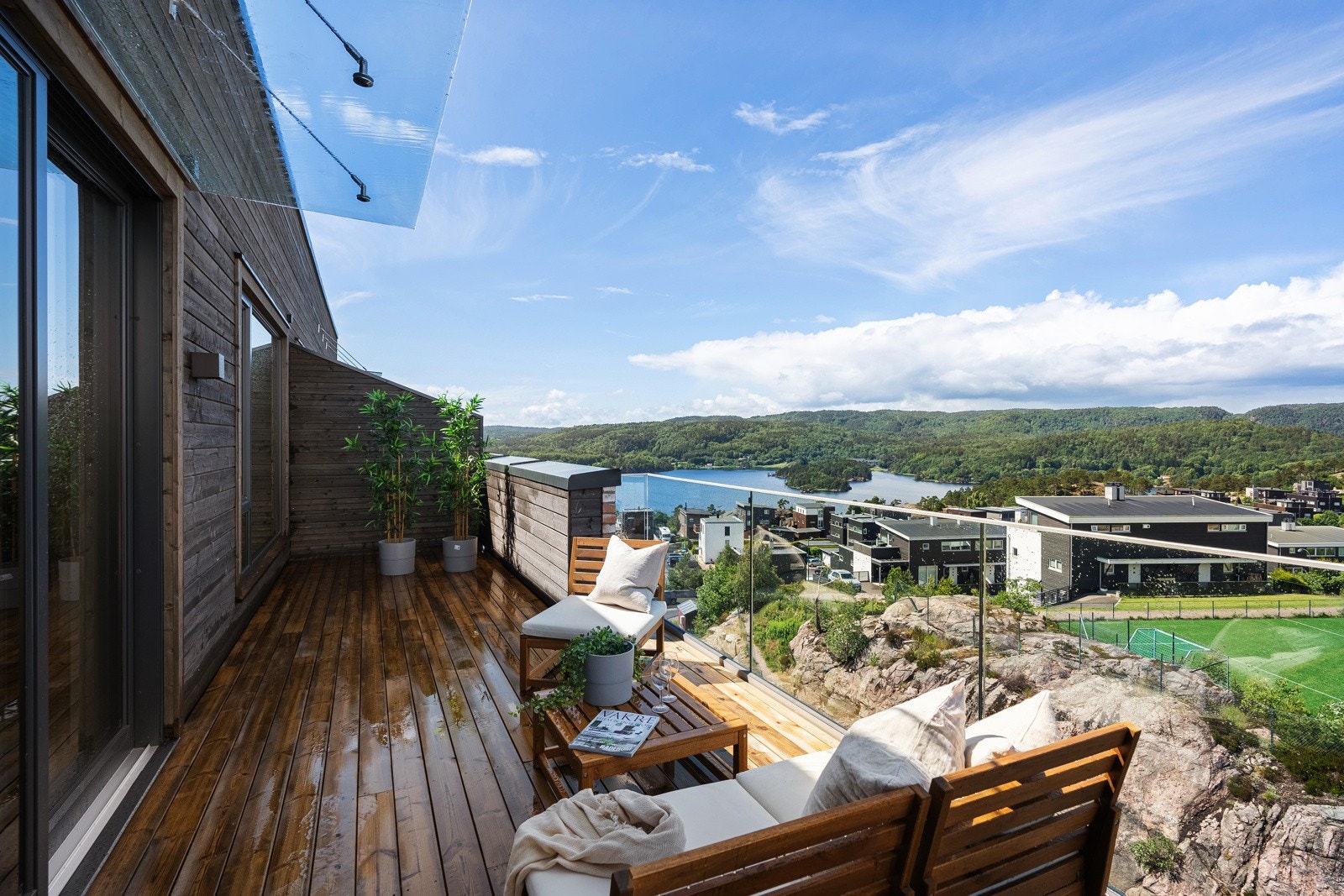 Utsikt mot vest. Galleribilde