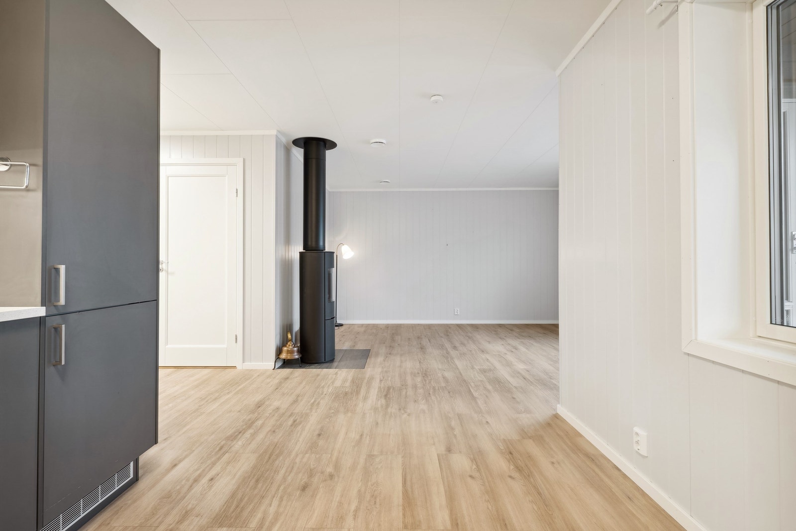 Liten skade på skapfront til frysedel Galleribilde