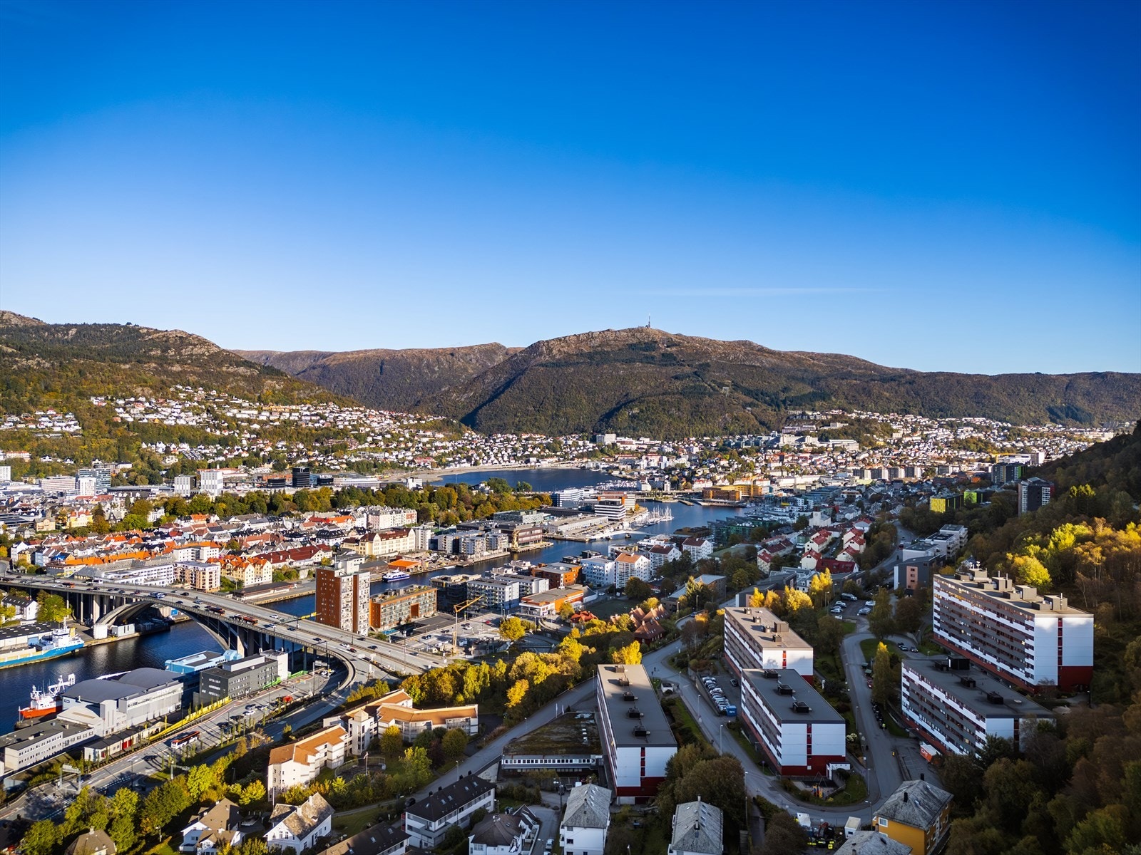 - Leiligheten har en sentral beliggenhet, og samtidig kort vei ti flere fine turområder og fjell - Galleribilde