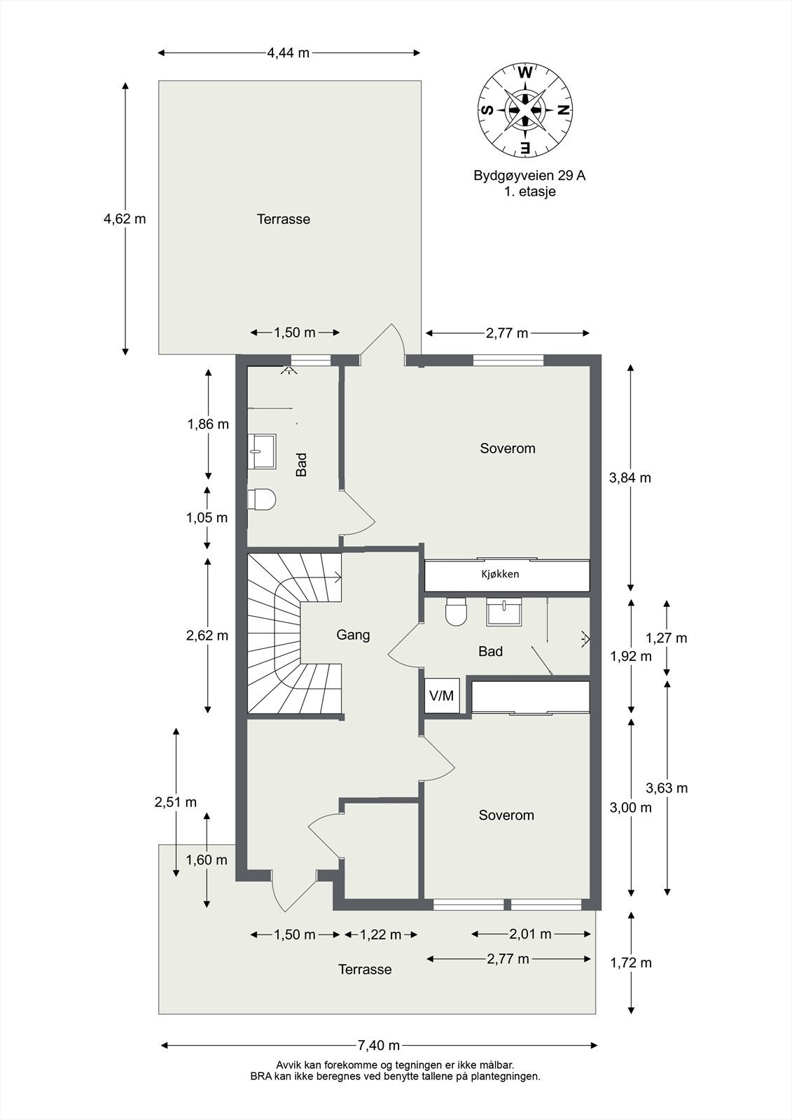 Alternativ planløsning versjon 1 Galleribilde