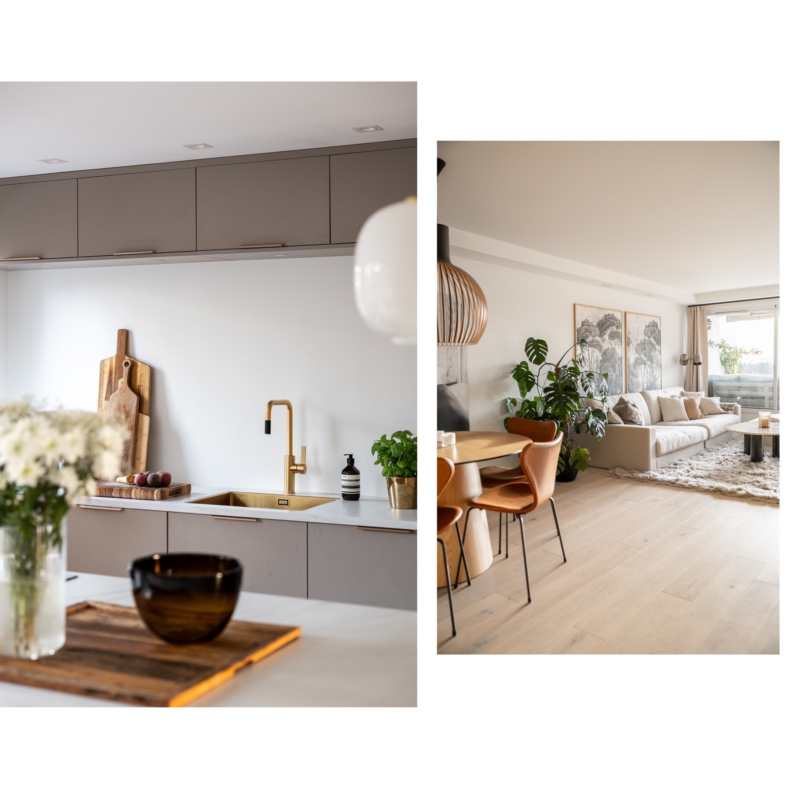 Her har man godt med skap- og benkeplass. Godt med oppbevaringsmuligheter. Galleribilde
