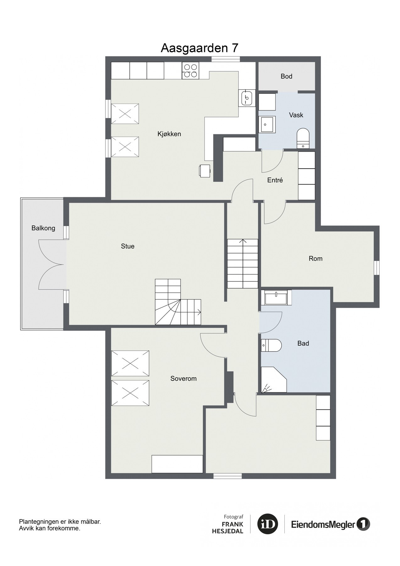 Plantegning hovedplan. Galleribilde