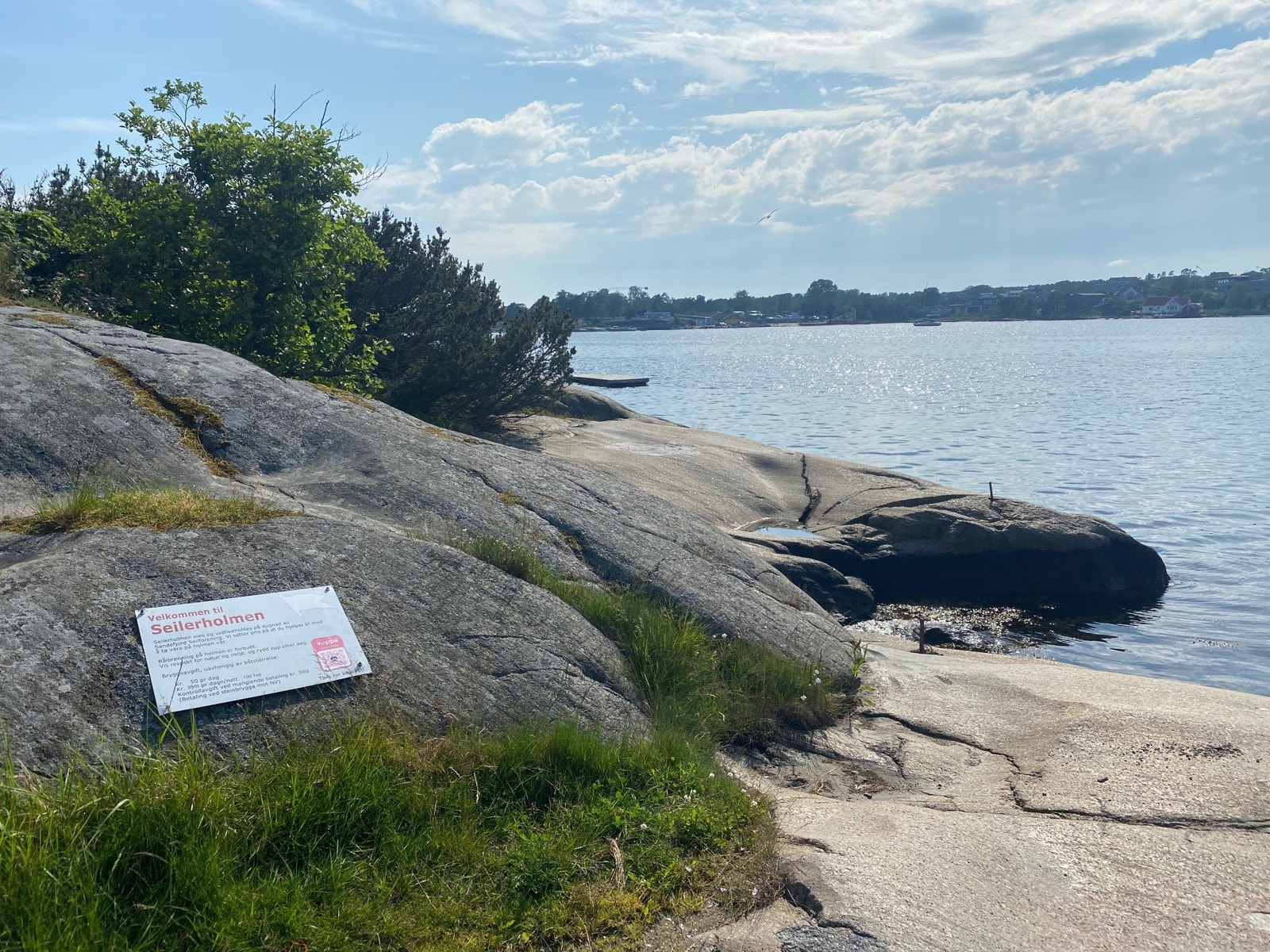 Seilerholmen er barnevennlig og er ett populært utfartsted for befolkningen i bydelen Galleribilde