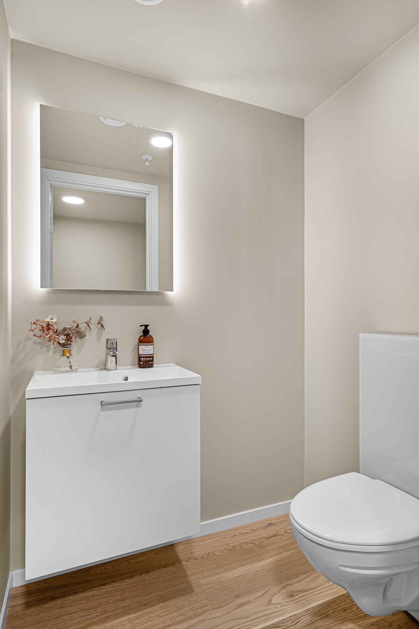 Praktisk gjestetoalett i tilknytning til entre Galleribilde