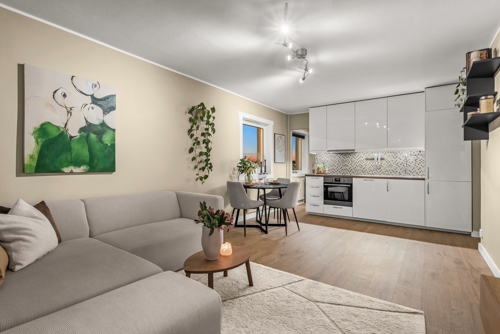 A-konto oppvarming og varmtvann er inkludert i felleskostnadene Galleribilde