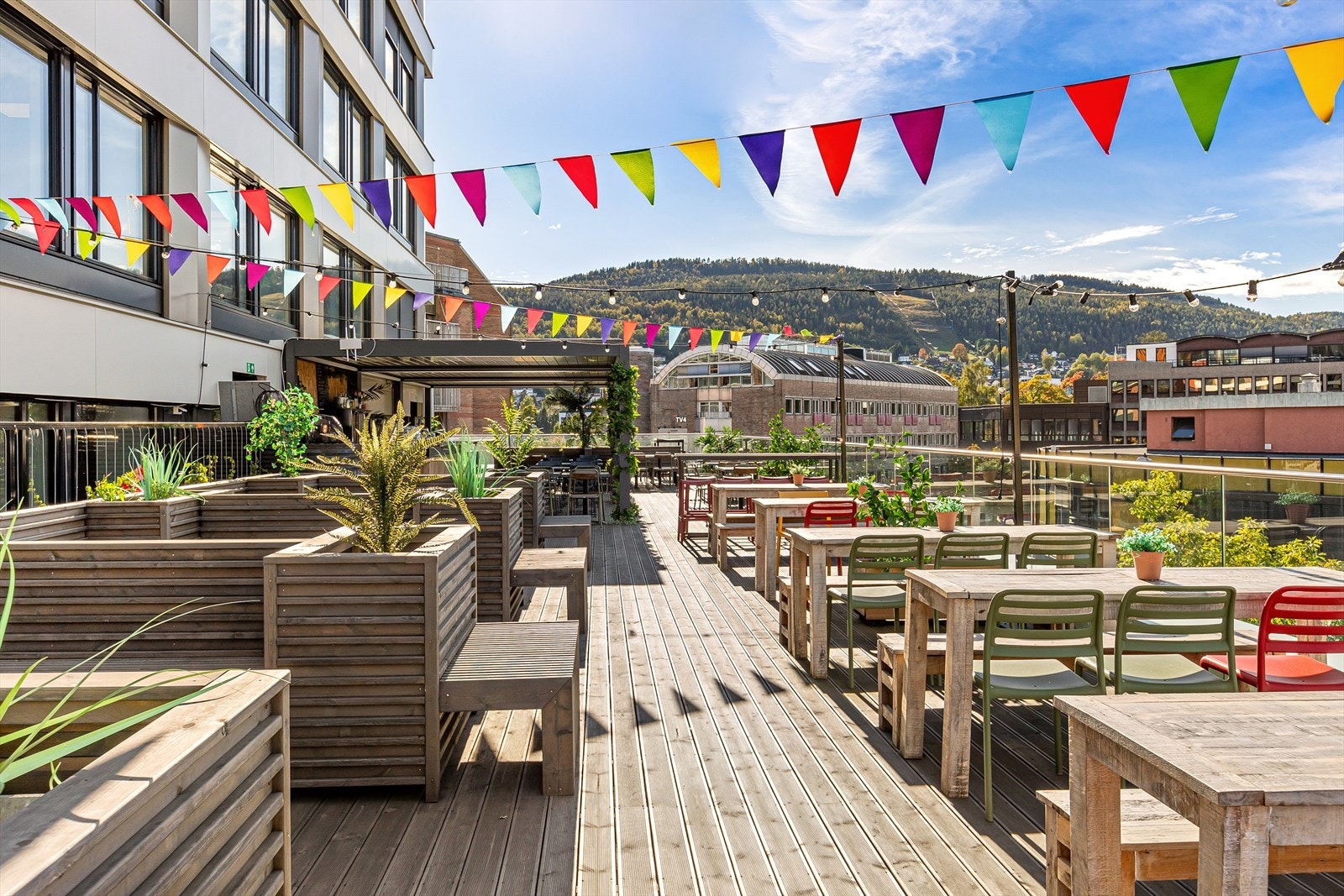 Her kan du nyte kald drikke på varme sommerkvelder Galleribilde