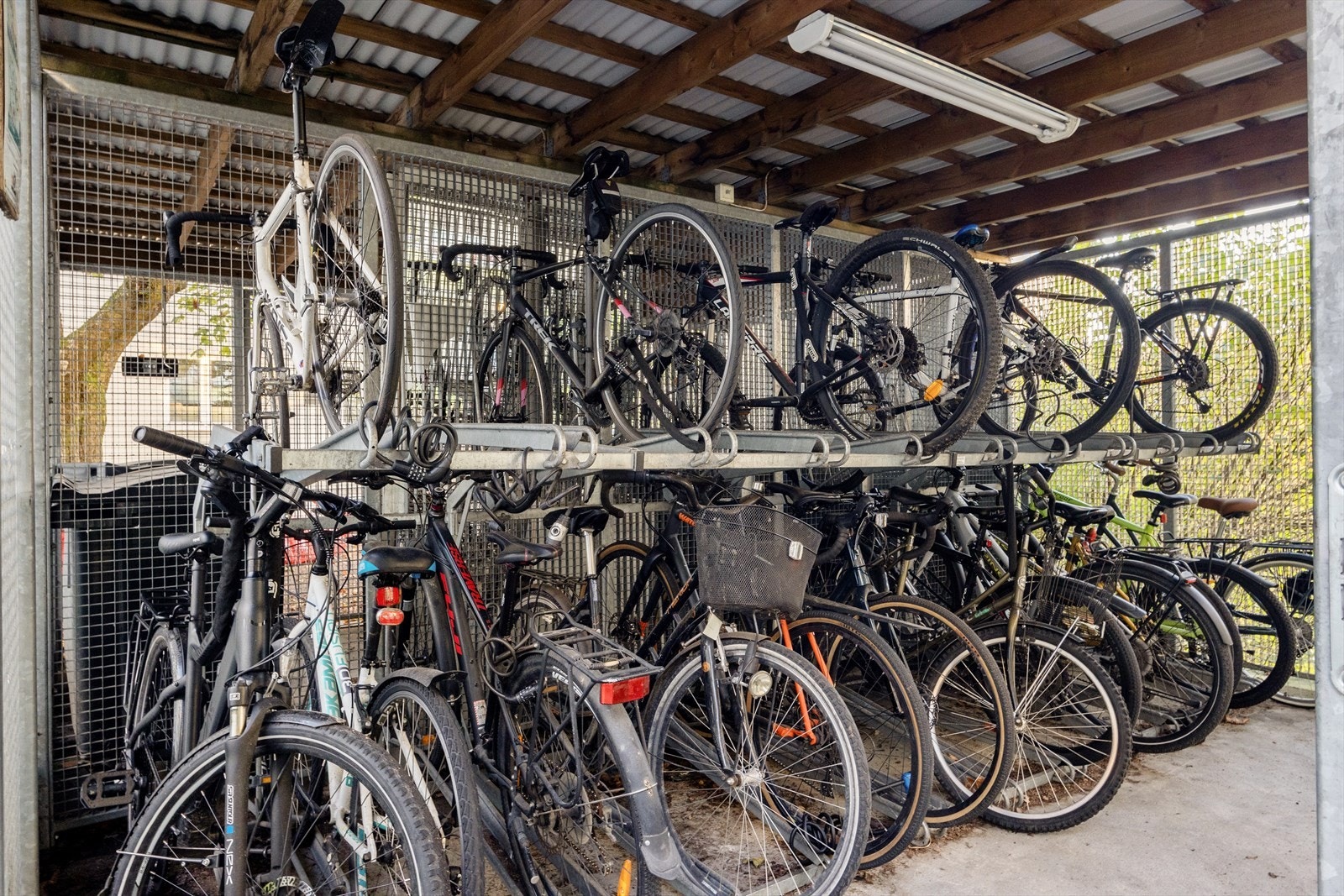 Det er sykkelparkering Galleribilde