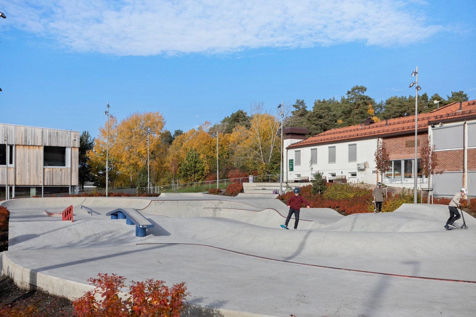 Skatepark ved Manglerud Skole. Galleribilde