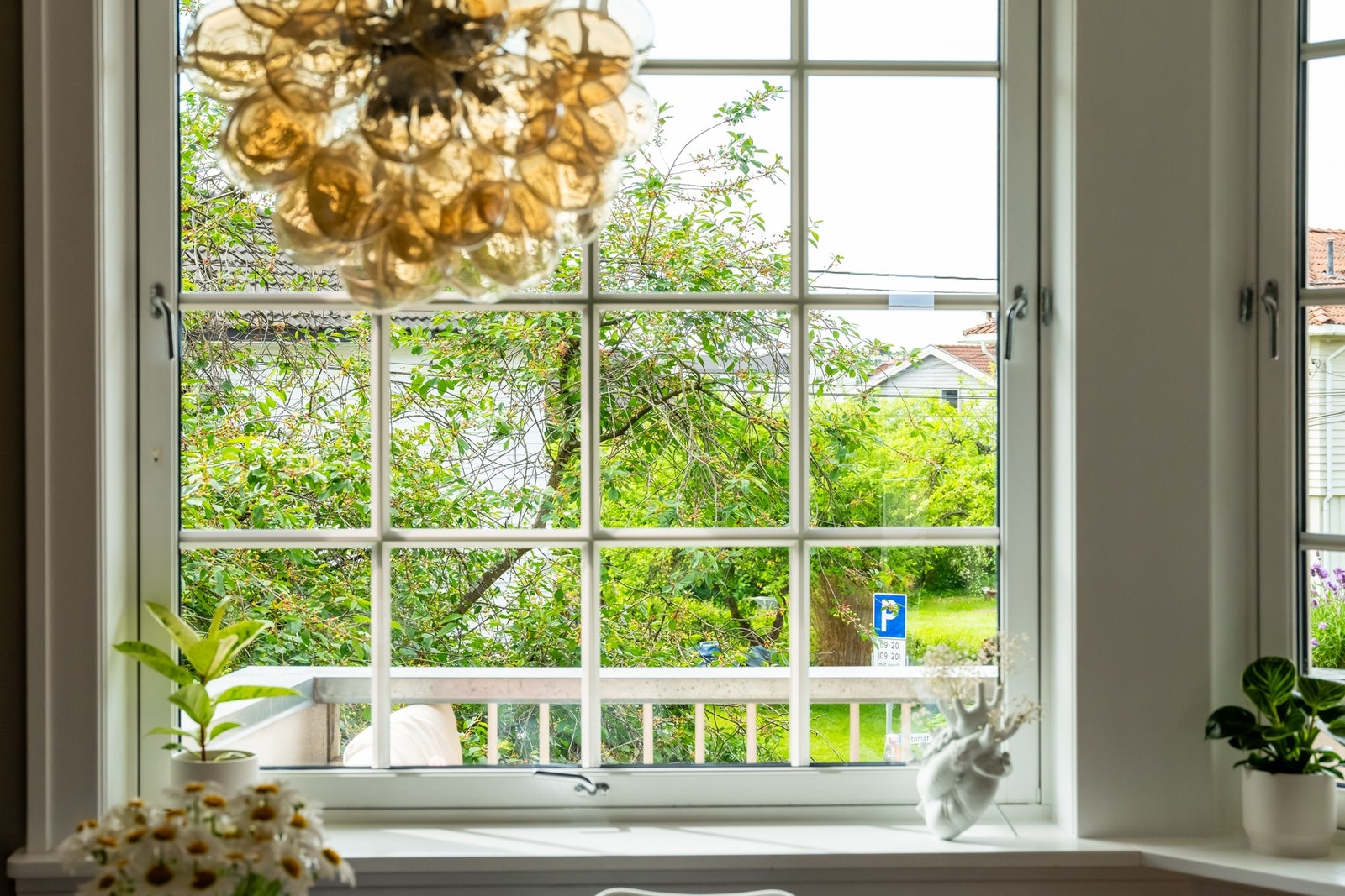 Idyllisk utsyn fra stuen! Galleribilde