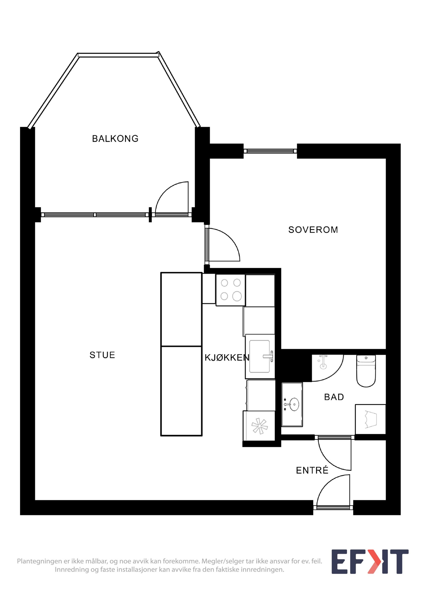 Plantegning Galleribilde
