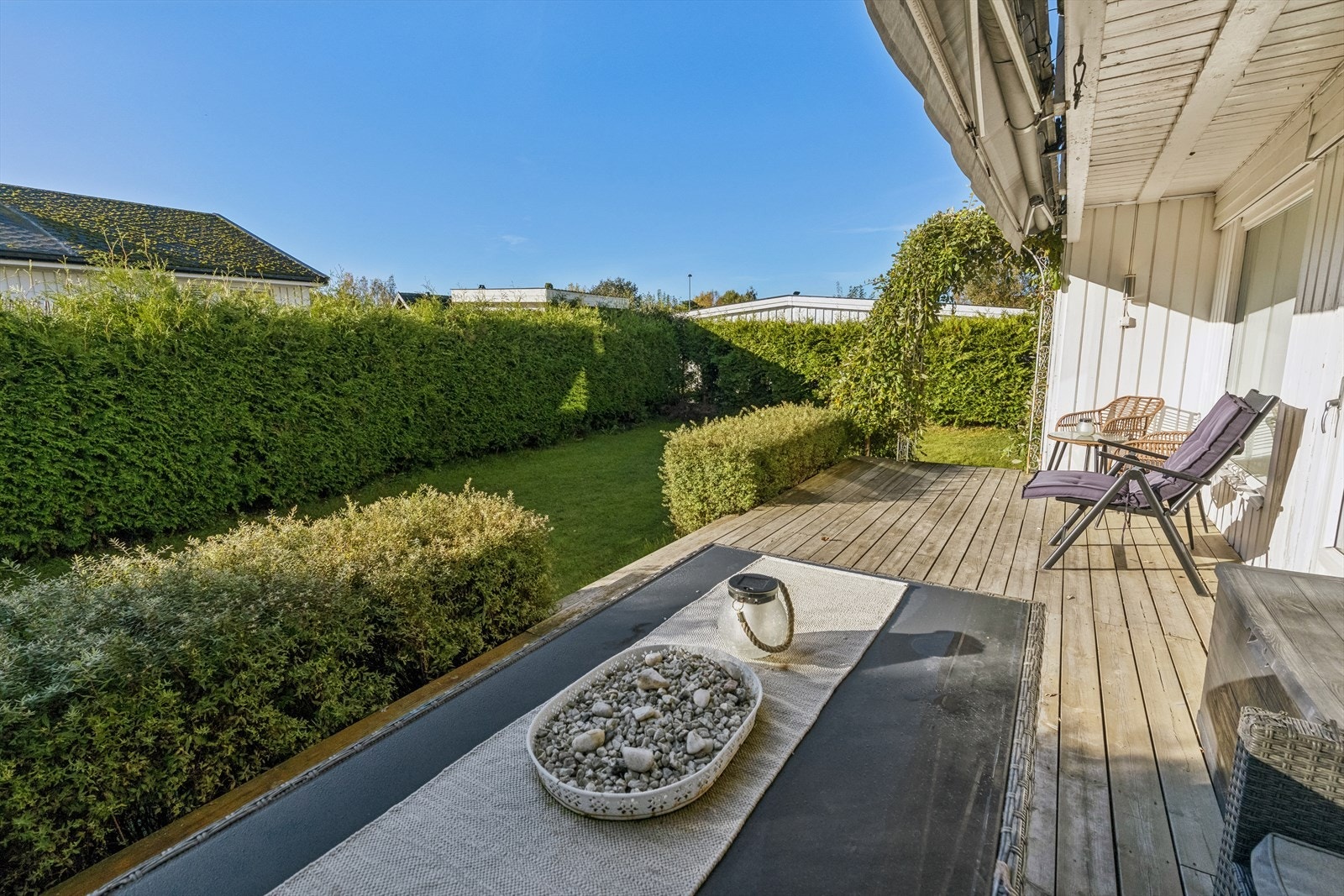 Sydvendt terrasse på ca. 22m2. Galleribilde