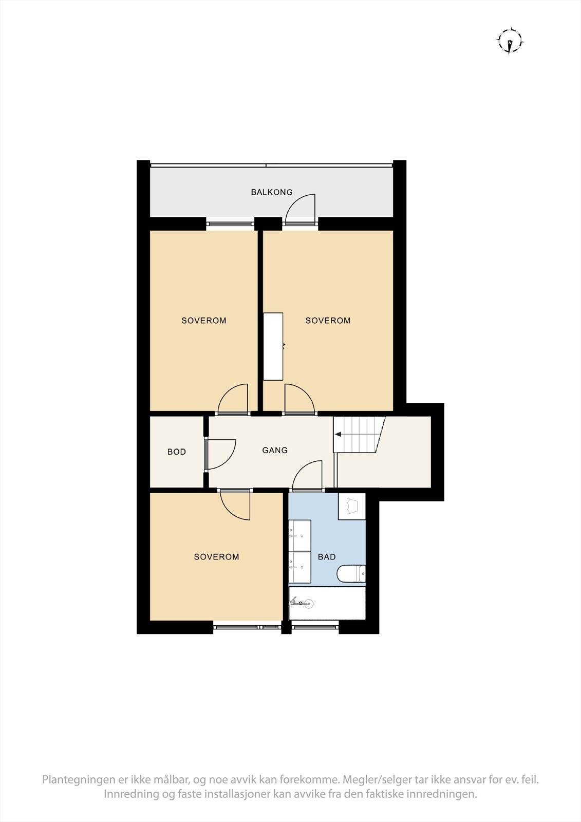 Plantegning 2.etg Galleribilde