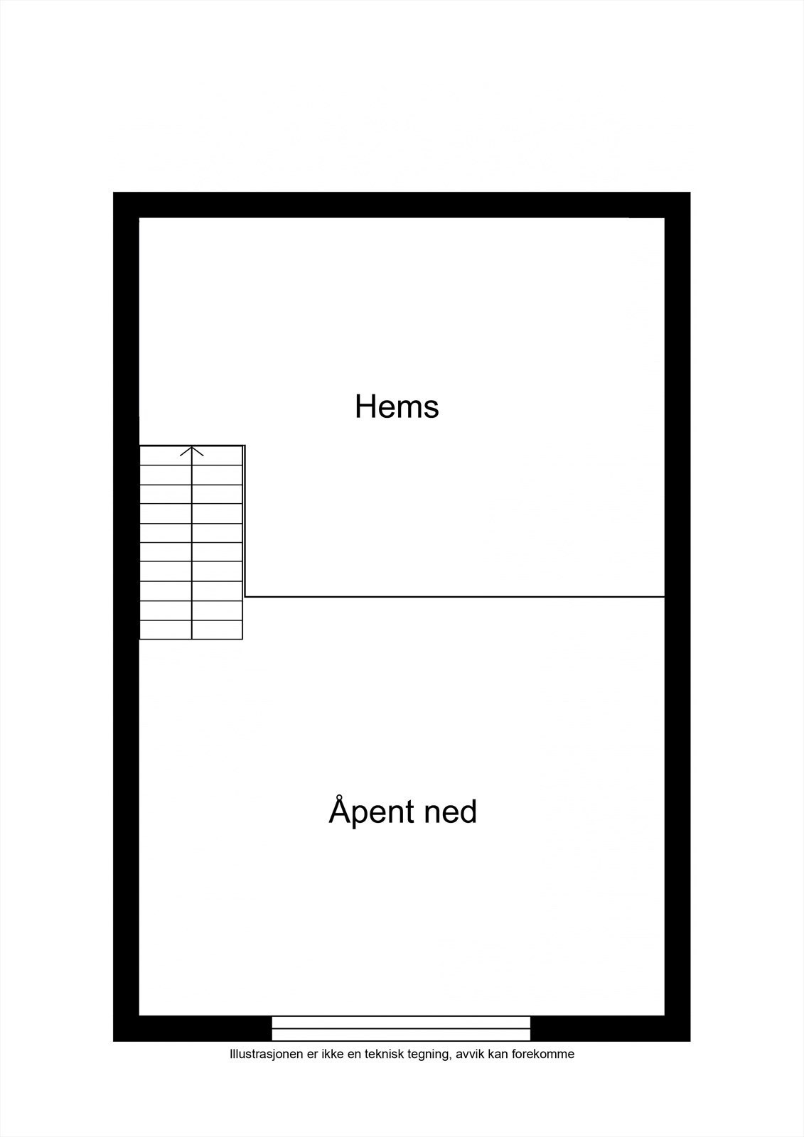 Planskisse hems Galleribilde