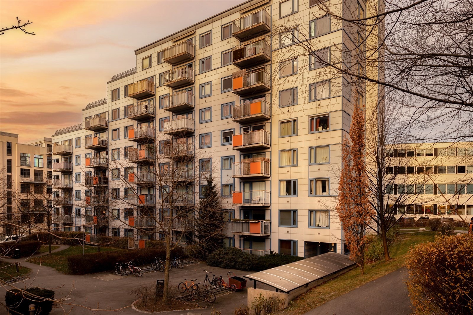 Fasadebilde. Galleribilde