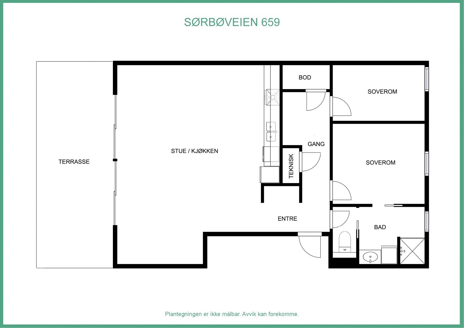Plantegning Galleribilde