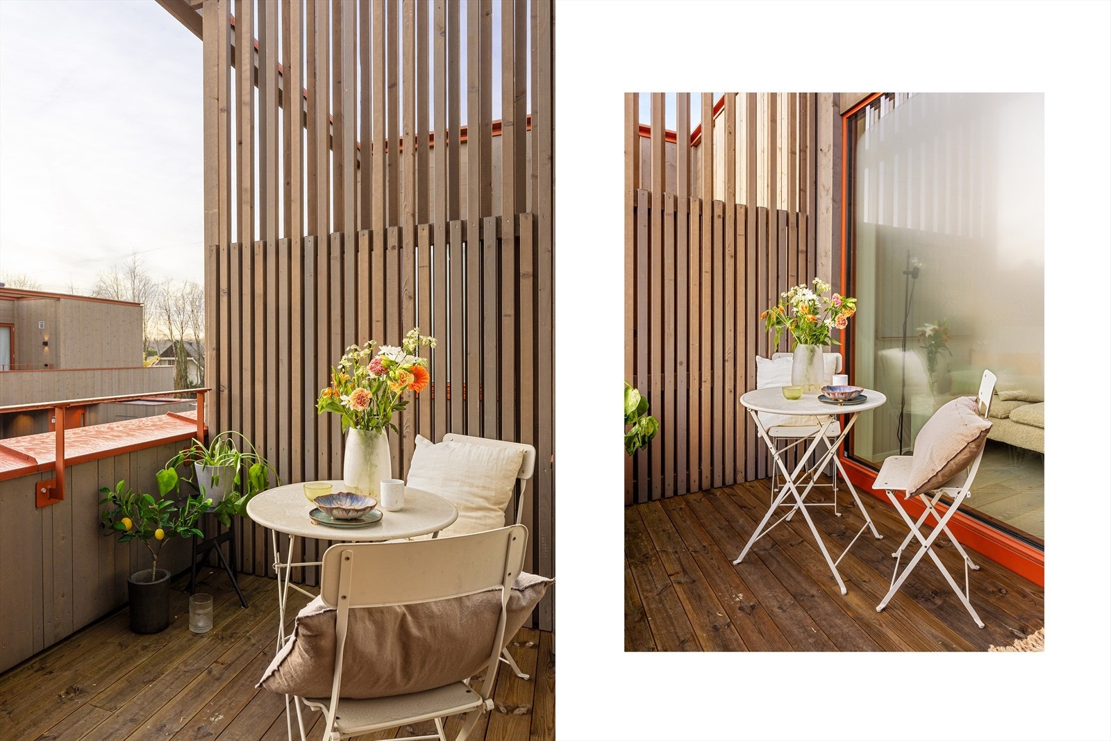 Her kan varme sommerdager nytes i solrike og skjermede omgivelser. Galleribilde