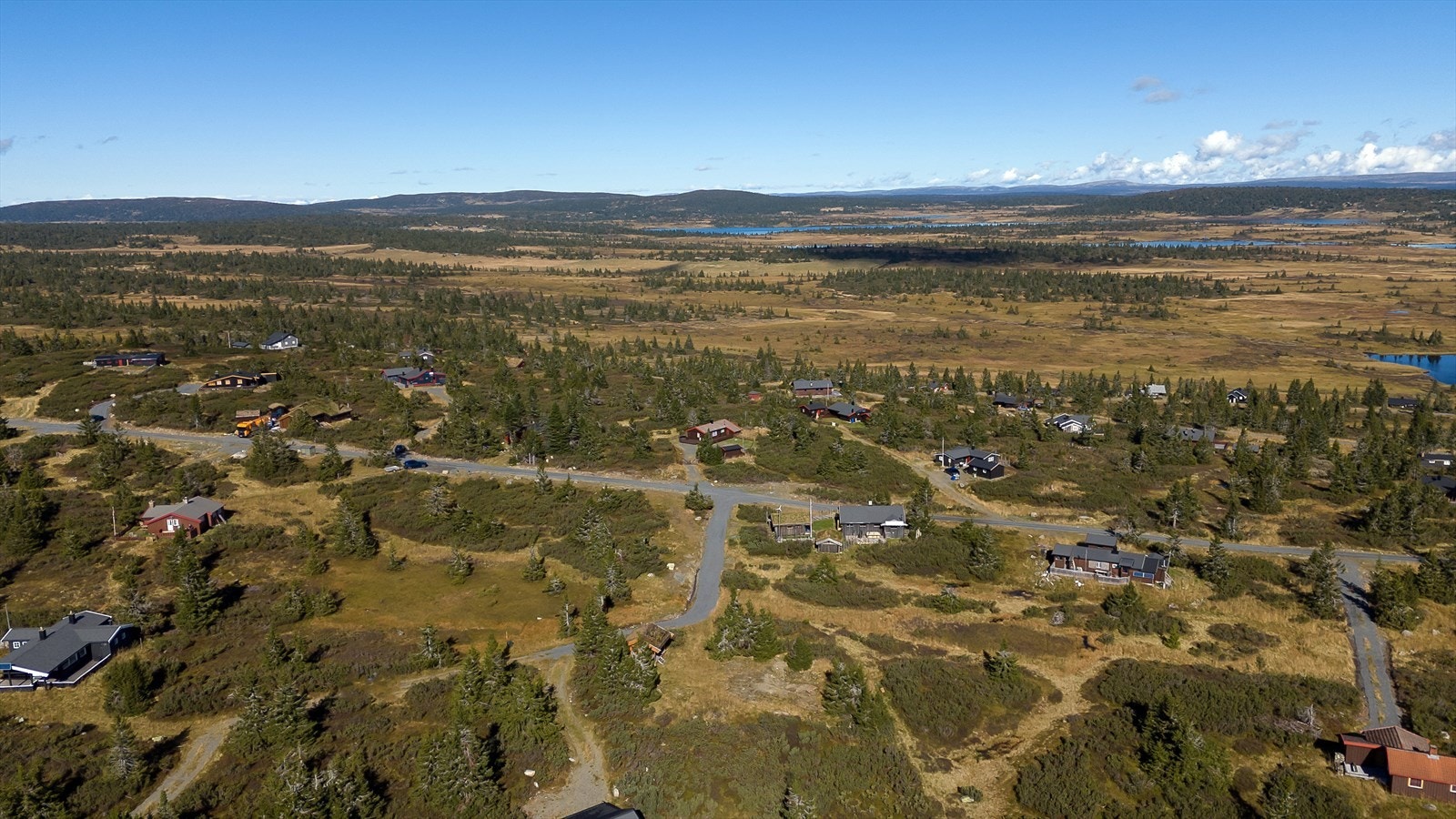 Oversiktsbilde over Øvre Guldmundsveg og storområdet rundt. Galleribilde