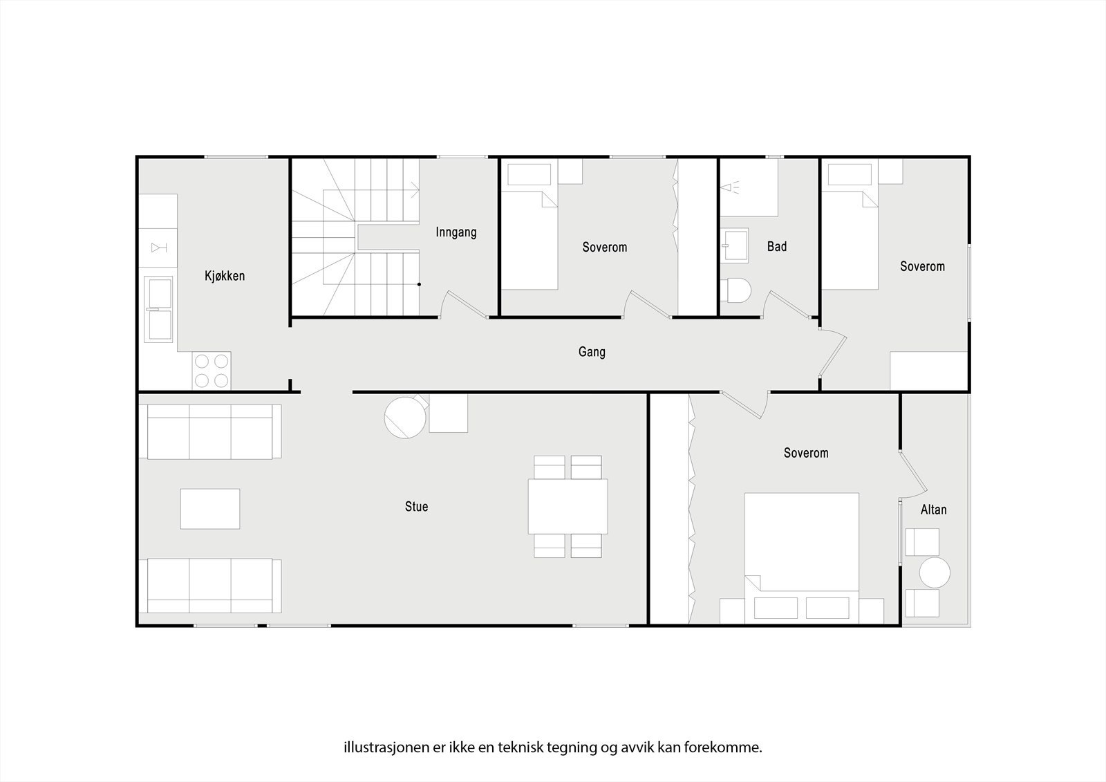 Planteikning Galleribilde
