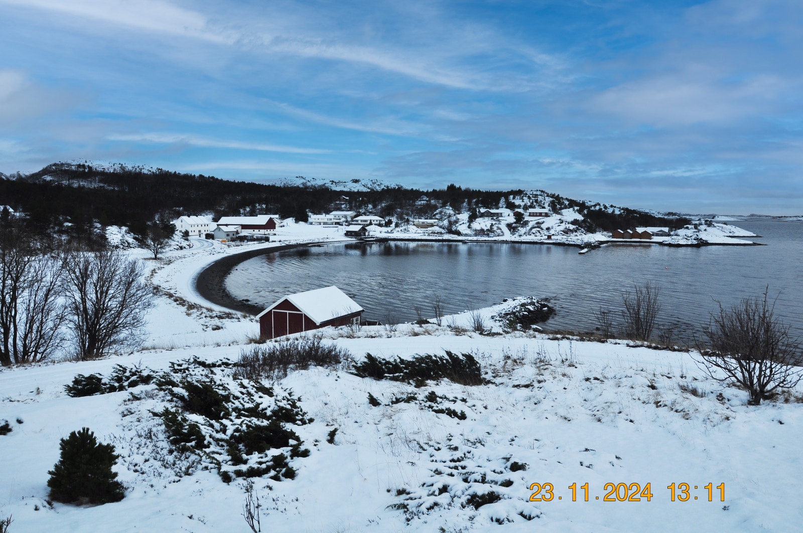 Utsikt fra tomt L1 (se reguleringskart for nedlasting) Foto: grunneier Galleribilde