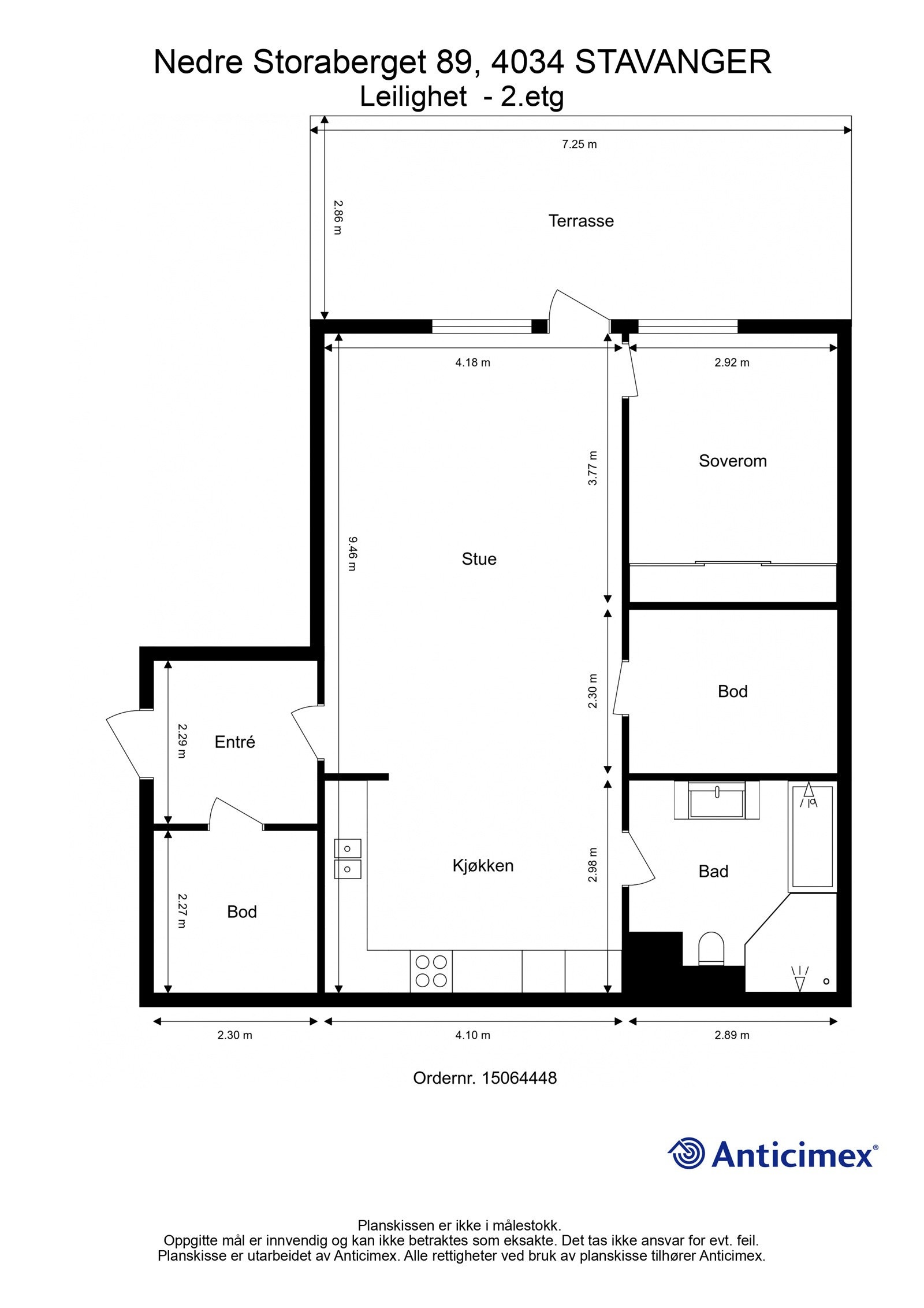 Plantegning - 2. etasje. Galleribilde