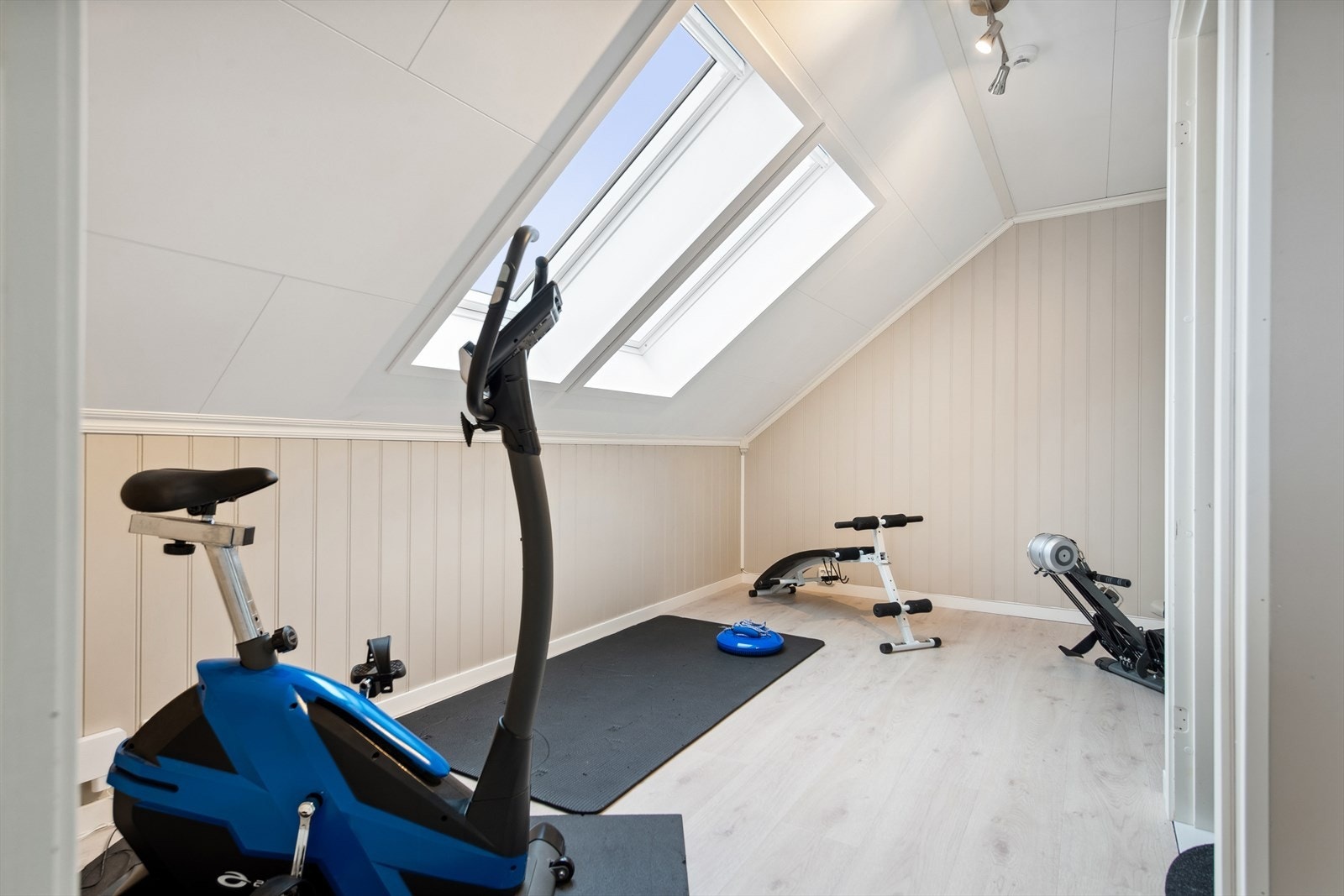 Skråhimling i 2. etasje. Galleribilde