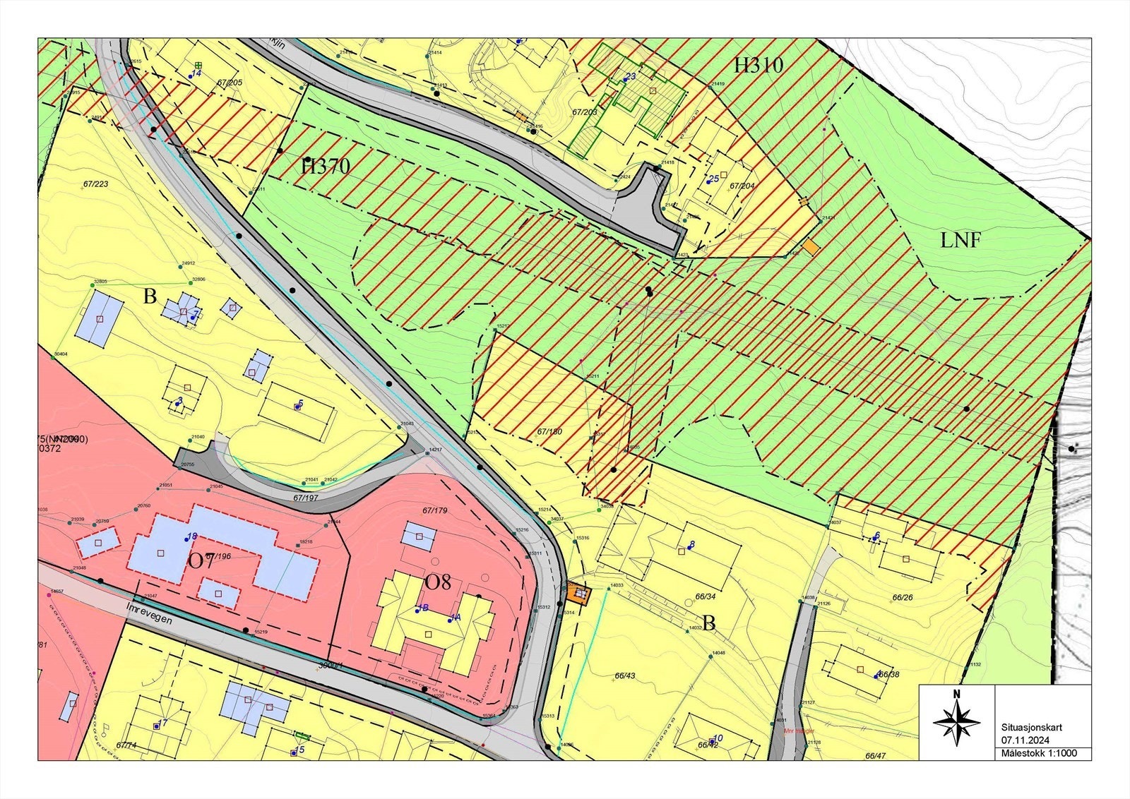 Plankart Galleribilde