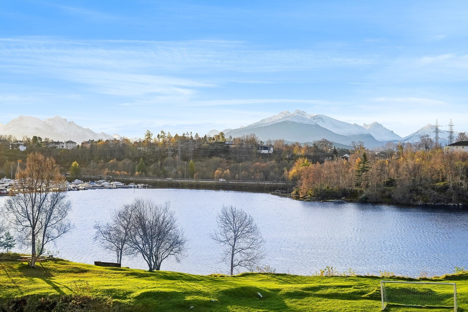 Nydelig utsikt så langt øyet kan se Galleribilde