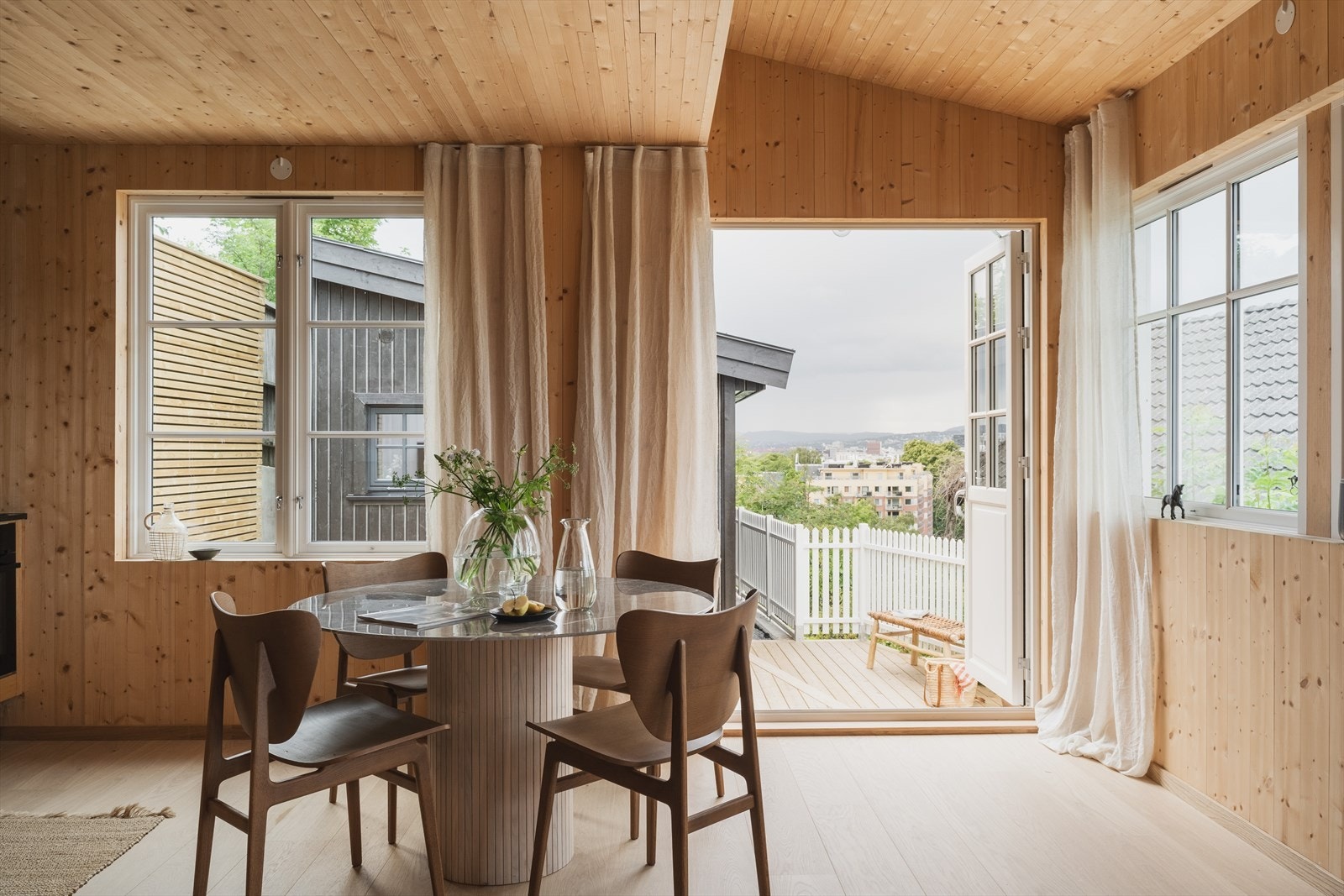 Eiendommen har en total gulvflate på 90 kvm. Galleribilde