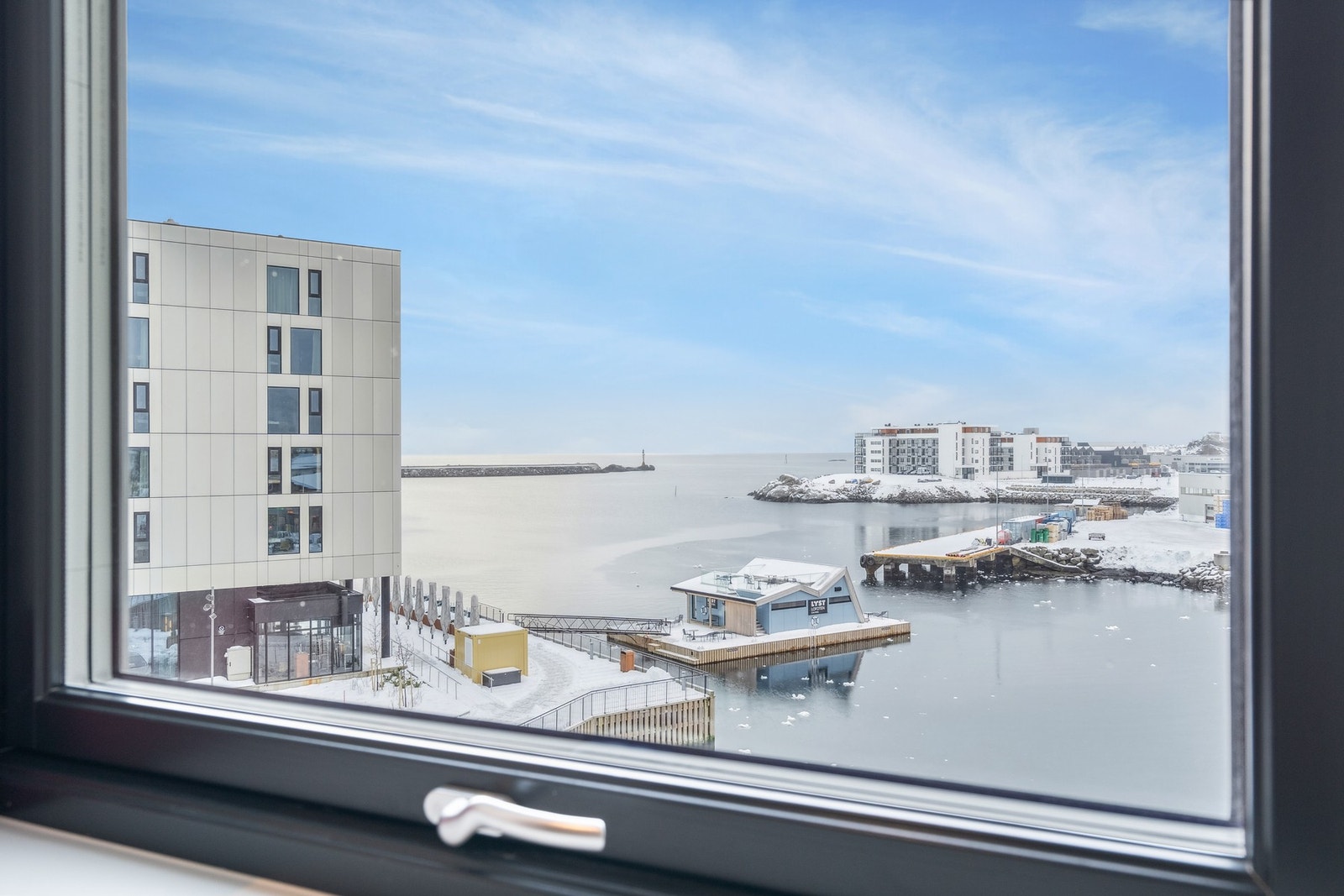 Utsikt på soverommet Galleribilde