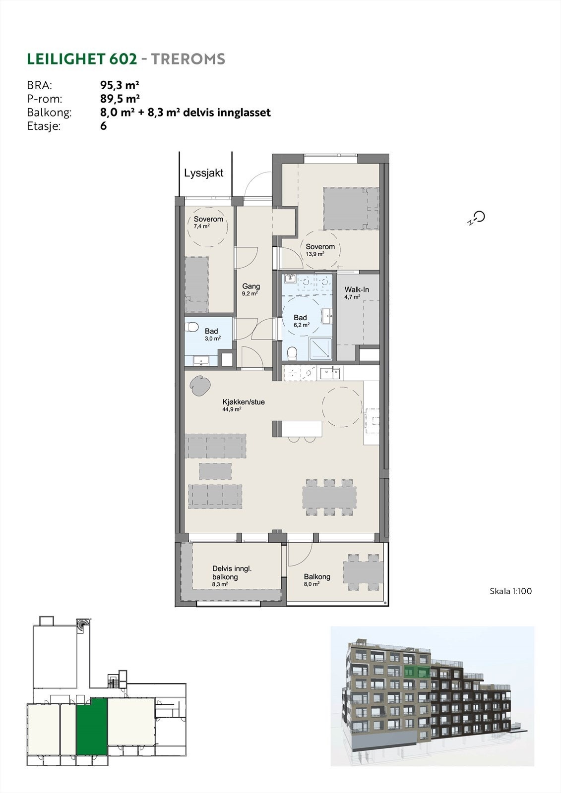 Plantegning. Galleribilde