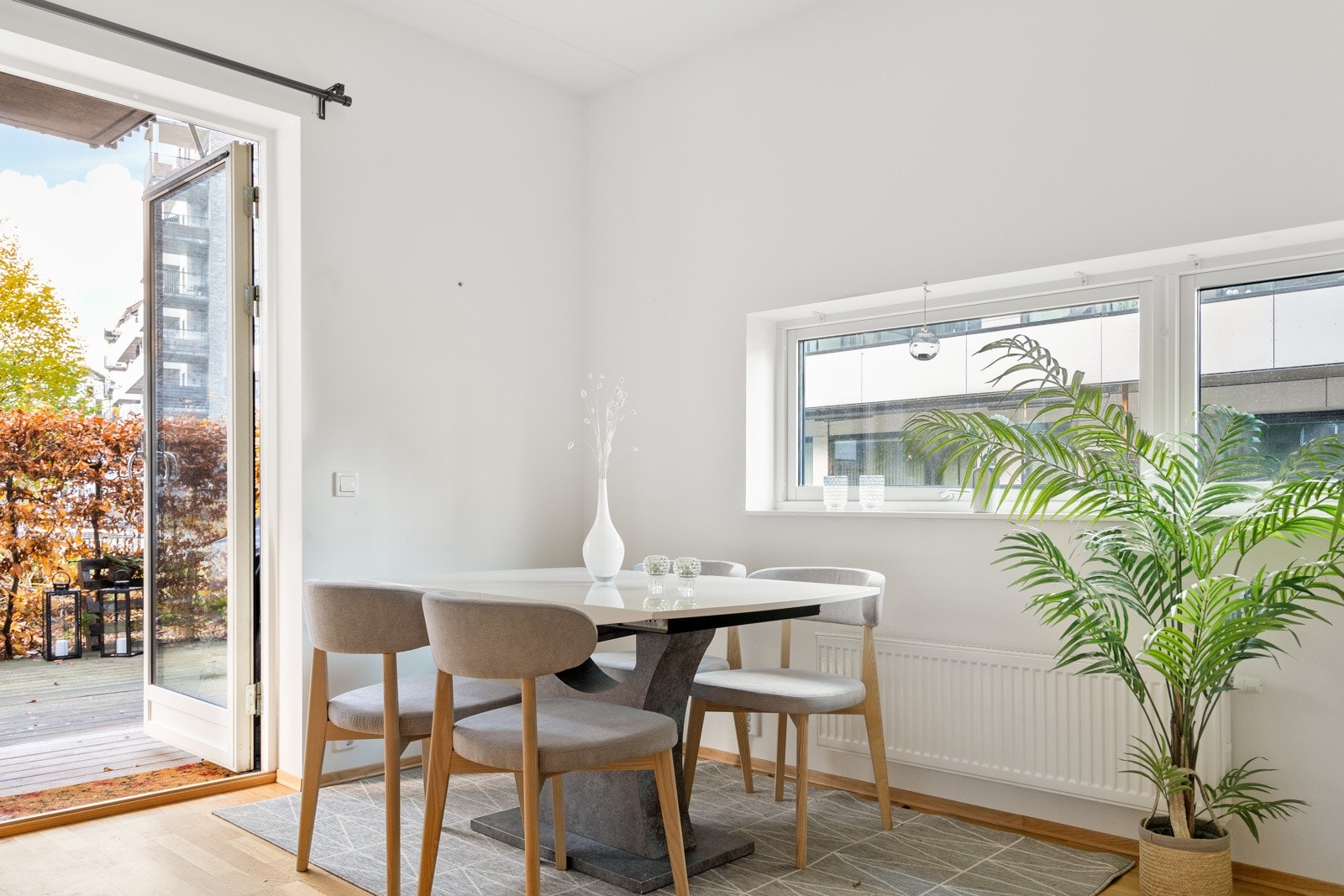 Boligen holder høy standard, og ligger i bygg oppført i 2016. Galleribilde