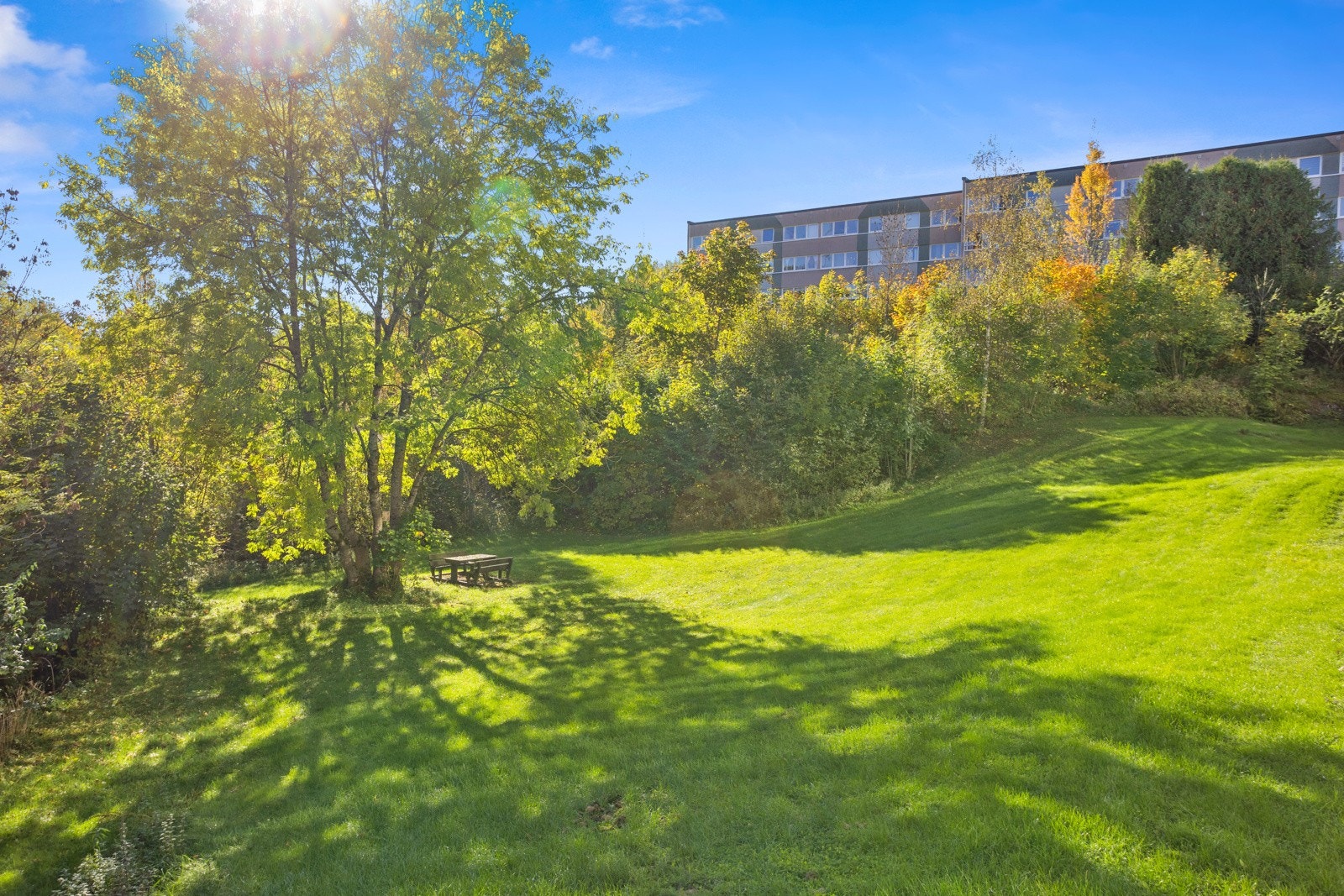 Utsikt fra balkong. Galleribilde