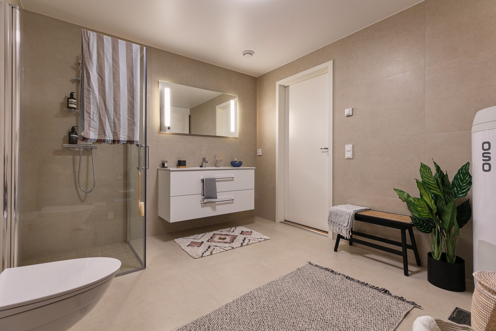 Når dagen går mot slutten, blir badet et sted for velvære og ro. Galleribilde