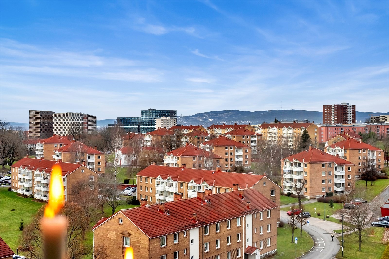 Leiligheten byr på en fantastisk utsikt. Galleribilde
