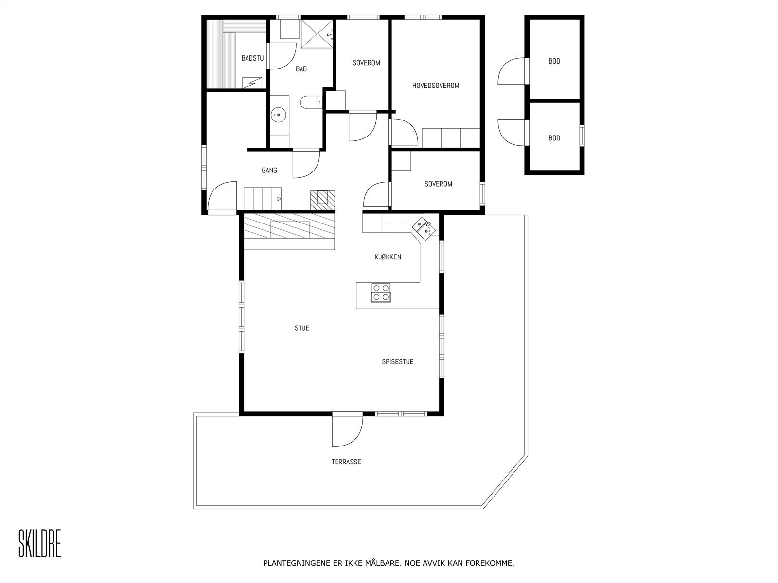Plantegning 1.etasje. Galleribilde