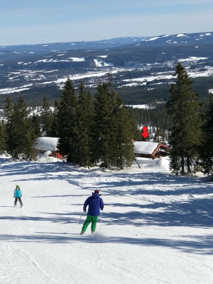 Selgers private bilde fra alpinbakken. Galleribilde