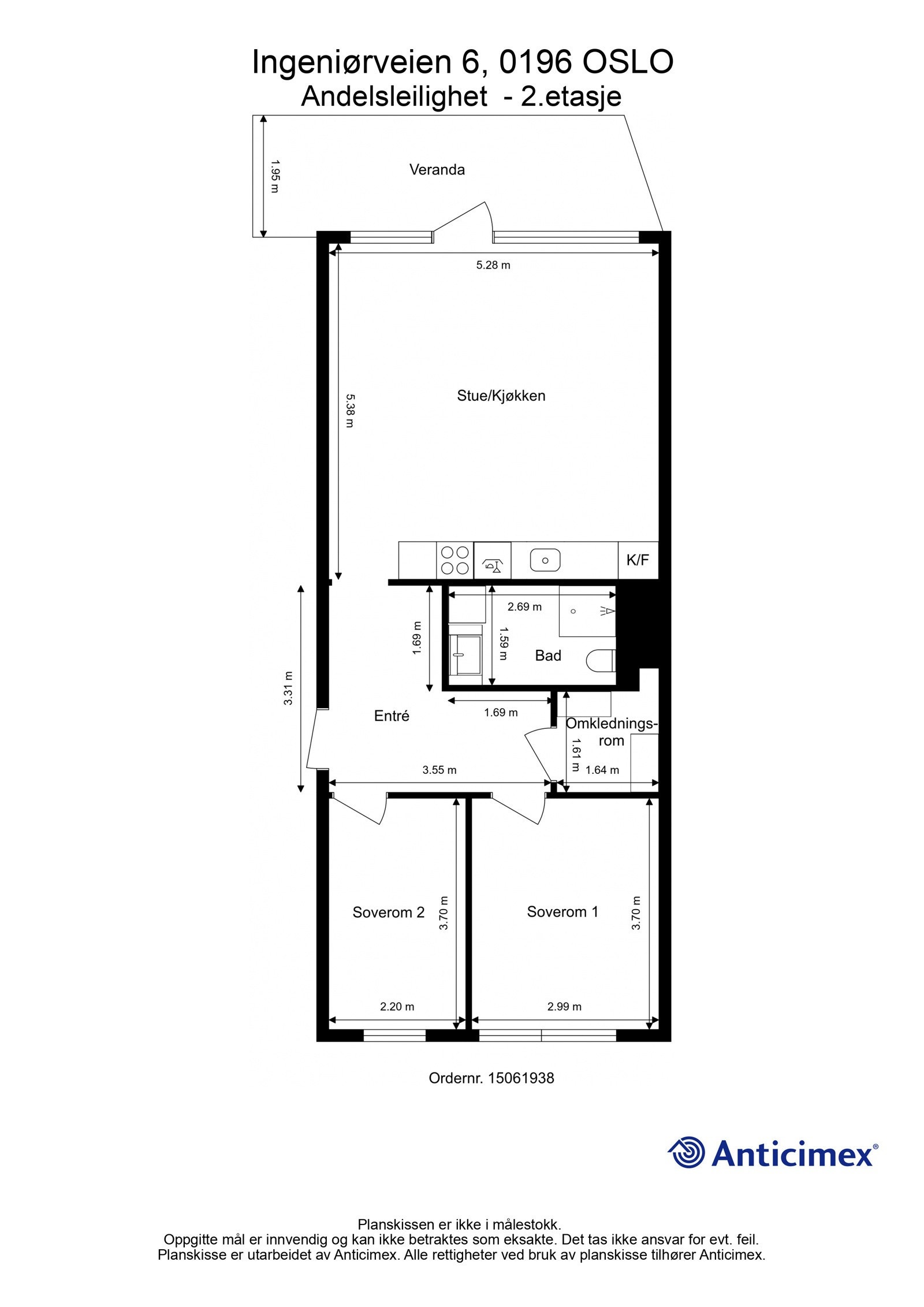 Plantegning Galleribilde