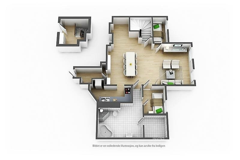 Plantegning Galleribilde