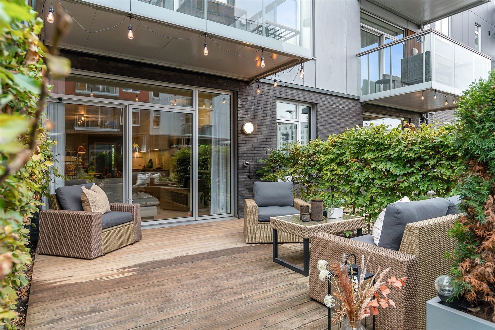 Fra terrassen Galleribilde