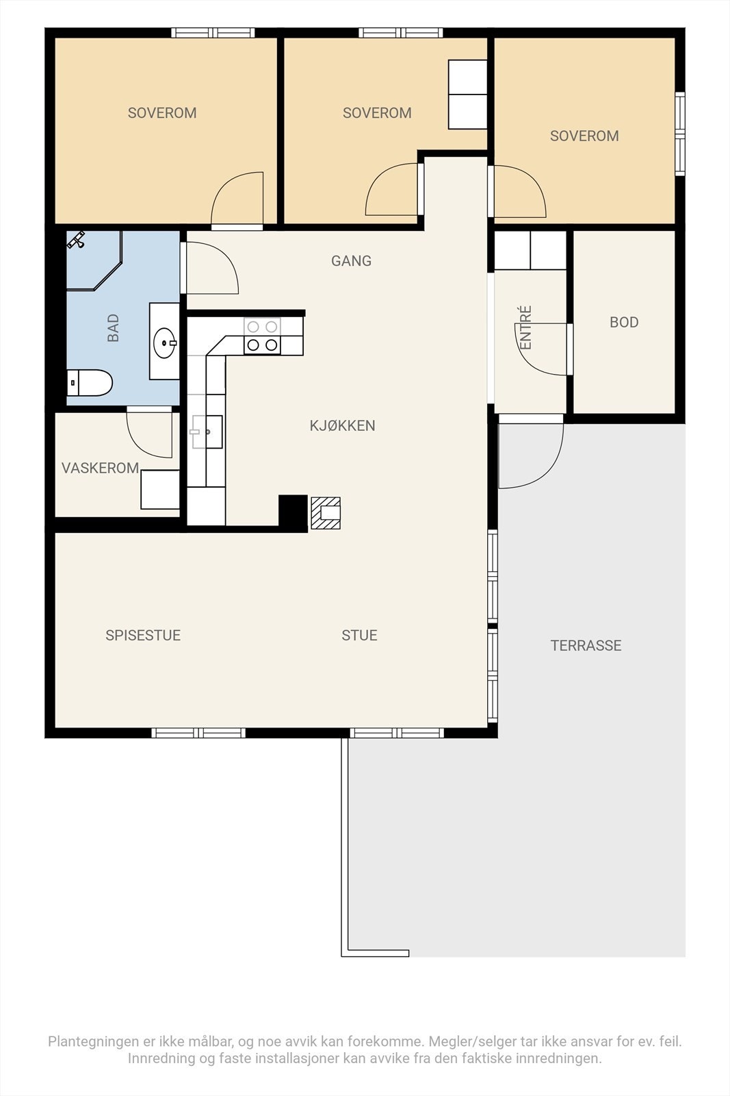 Plantegning Galleribilde