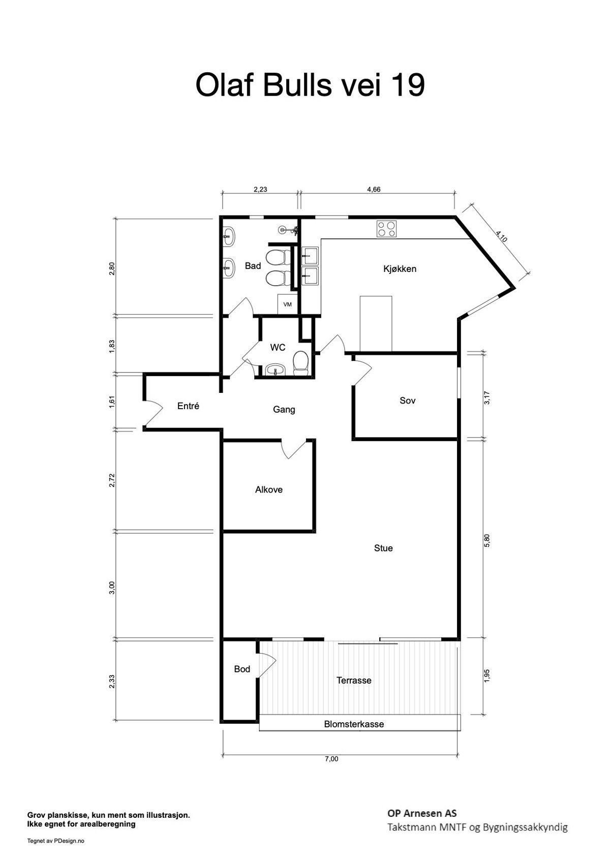 Planløsning første etasje. Galleribilde