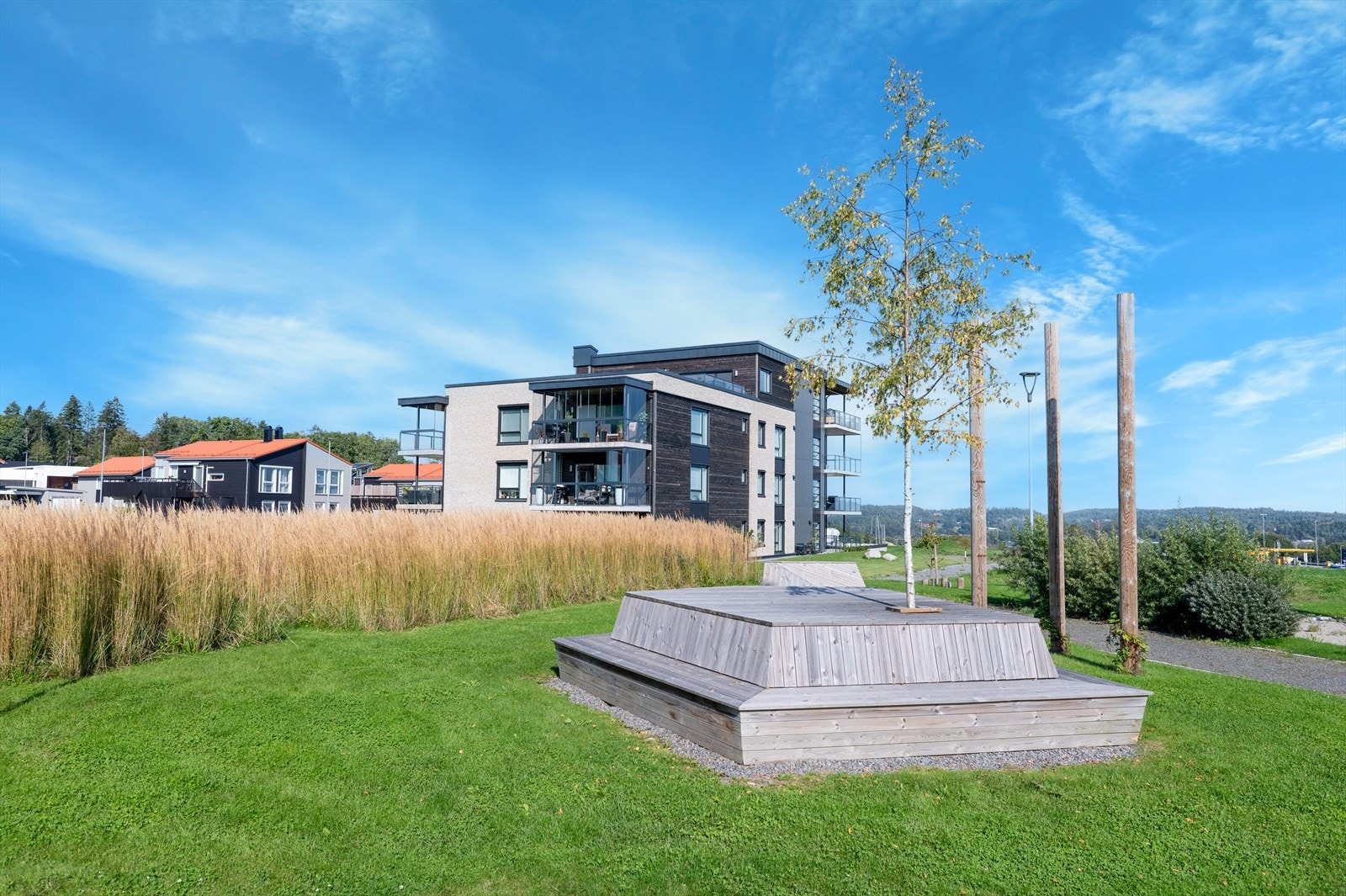 Fra parken like ved Galleribilde