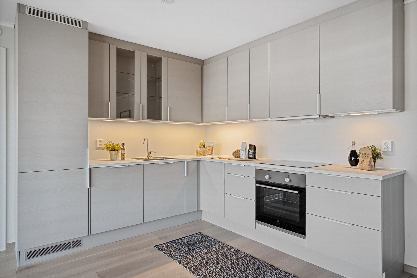 Illustrasjonsbilde av kjøkken fra tilsvarende leilighet Galleribilde