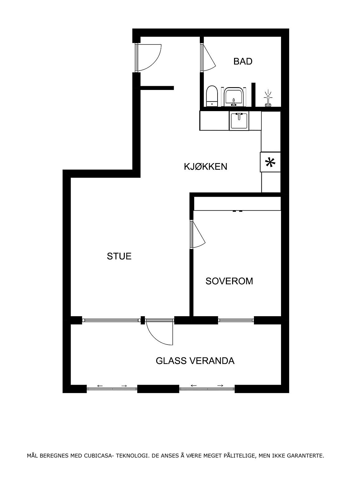 Plantegning underetasje. Galleribilde