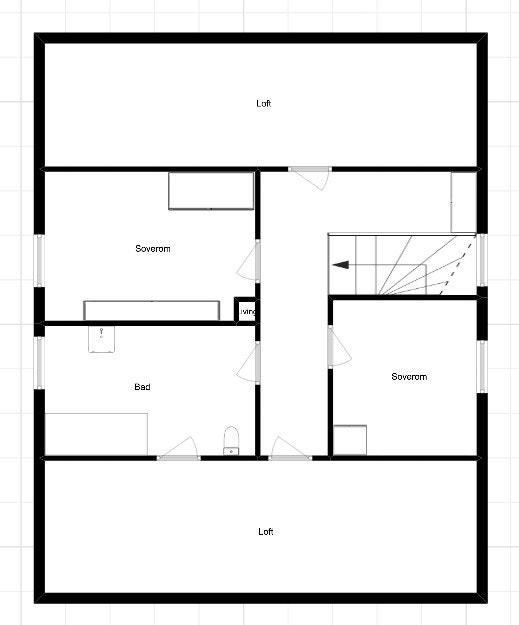 Plantegning 2.etg Galleribilde