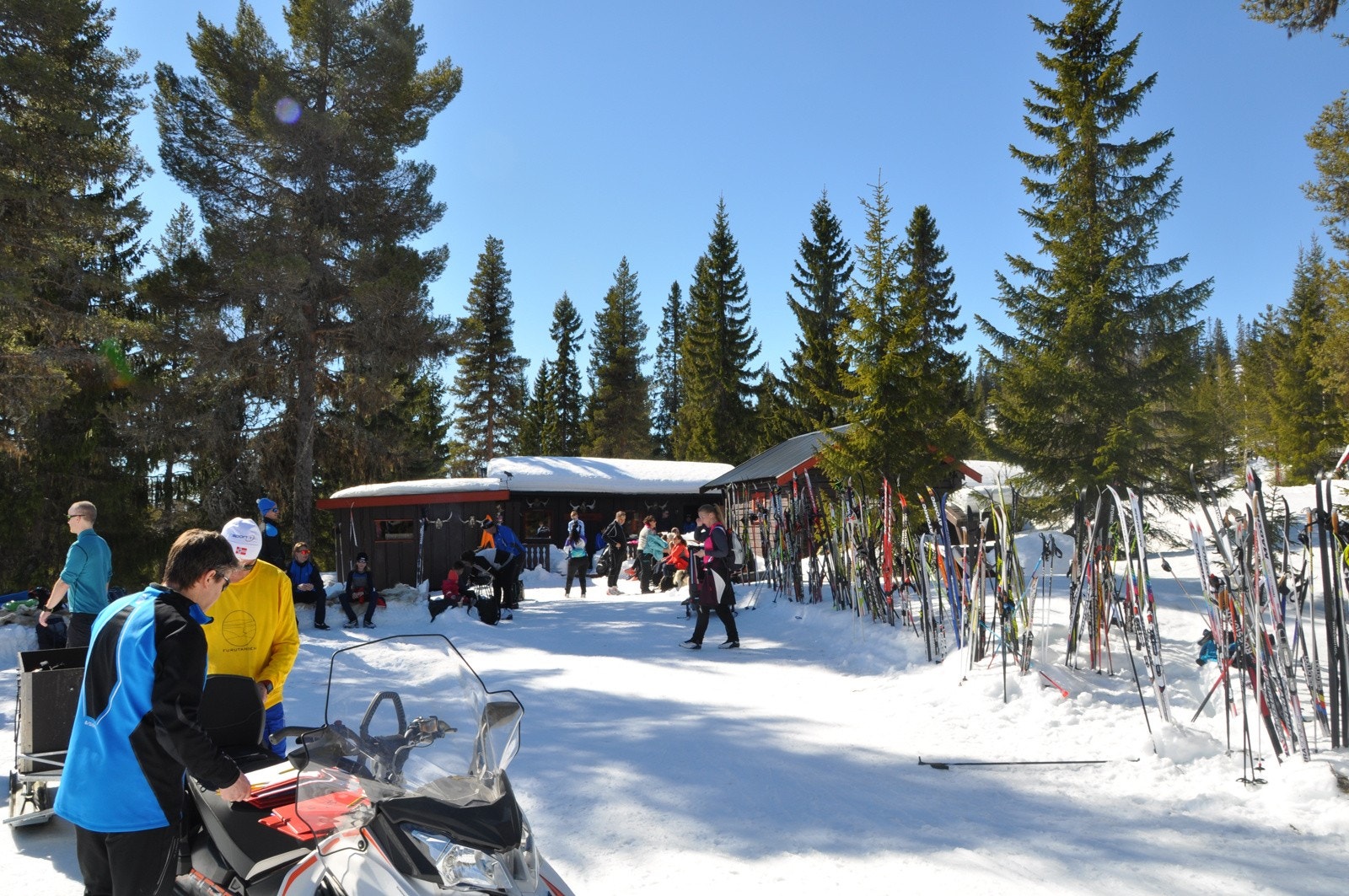 I ferieperiodene arrangeres det ulike aktiviteter, som her Familiedag i Bruråsen. Galleribilde